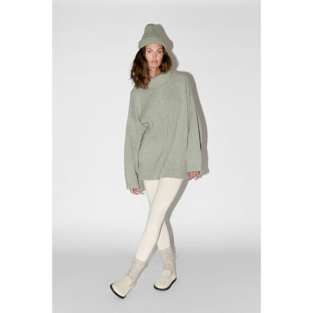 James Street Co Finn Turtleneck Sweater L/XL | 100% RWS Merino Wool | Oversized - Picture 2 of 12